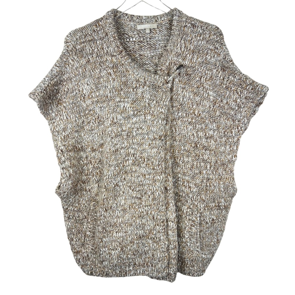 Chunky Oversized Vest Sweater Joan Vass S Minimalist Cozy ModernLuxury